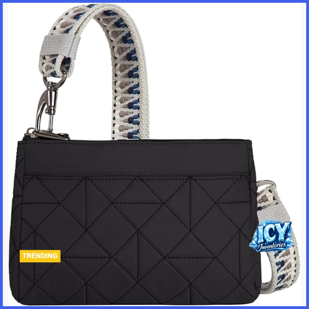 Anti-Theft Boho Clutch Crossbody Bag With Slash-Resistant Polyester